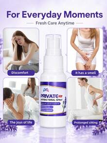 30ml Women's Intimate Care Spray, With Lavender Extract, Non-Sticky, Gentle And Non-Irritating, Fresh Deodorizing, Portable Design, Convenient For Use Anytime And Anywhere, Suitable For Home, Travel And Other Scenarios - Intimate Care Spray - View 6