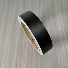 1 Roll 1000cm/393.7in Thick Metal Edge Self-Adhesive Decorative Tape, Brushed PVC Self-Adhesive Furniture Edge Banding Sticker, Suitable For Furniture Decoration, Cabinet Repair And Door Edge Repair - A - View 15