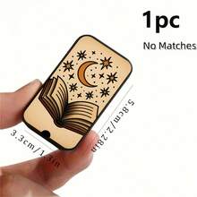 1pc Vintage Mysterious Magic Book & Star Moon Pattern Matchbox (Matches Not Included), Fashionable Exquisite Pattern Matchbox, Multi-Functional Mini Pocket Storage Box, Suitable As Holiday Gift, Small Accessory Storage Box - Multicolor - View 8