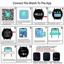 1 buah Smartwatch Unisex 1,50 Inci Fashion Sports Bulat Layar Sentuh Penuh dengan Tampilan Jam 3D yang Dapat Disesuaikan, Panggilan, Menerima Pesan, Pelacakan Langkah & Kalori, Mode Multi-Olahraga, Asisten Suara, Pemutaran Musik dengan Kontrol Jarak Jauh. Kompatibel dengan Sistem Apple dan Android, Cocok Sebagai Hadiah Liburan. - Hitam - View 8