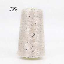 50g/球 夏季冰絲亮片線，手工編織娃娃線，閃亮亮片線 - 3mm - 查看 18