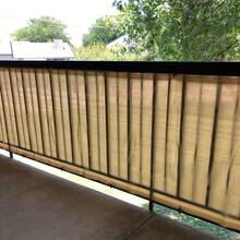 1pc Balcony Privacy Screen - Patio Privacy Screen 3.28x9.84 FT Black Mesh Plastic Mesh Fence Cover For Apartments, Balcony Cover, Patio Decor, Deck, Porch, Backyard, Pool, Wall, Outdoor Shade Panels - Balcony Privacy Screen - View 5