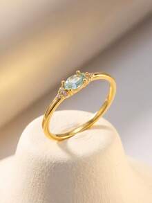 European And American Fashion Elegant Shiny Ring, Suitable For Wedding, Engagement And Party Wear - Multicolor - View 1