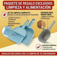 Contenedor Plegable Para Alimento De Mascotas 24L, Recipiente Para Croquetas De Perros Y Gatos, Ahorra Espacio, Práctico Y Fácil De Almacenar - predeterminado - Ver 7