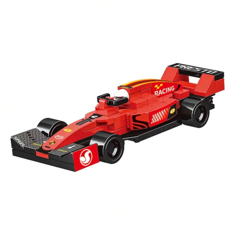 Formula Basic Racing Car Building Blocks - Rot - Übersicht 1