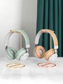 Minimalist Headphone Stand, Sturdy Gaming Bluetooth Headphone Desktop Stand, Suitable For Office Desk, Recording Studio Headphone Placement, Wireless Headphone, Space-Saving Desktop Display Rack, Countertop Storage Accessory, Headphone Hanger - Multicolor - View 7