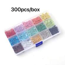 300/450pcs/Box Colorful Safety Pins, Sturdy And Durable, Perfect For Crafts, Sewing And Multiple Uses, Also Suitable For Organizing Craft Supplies, Bright Color Strong Durable Clips - Set - View 13