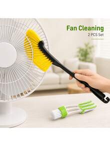 Household Fan Dusting Brush, Suitable For Cleaning Fans, Air Conditioners, Blinds And Window Tracks, Also Perfect For Living Room, Bedroom, Bathroom And Car Air Vent Brushes - A - View 9