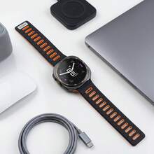 Magnetic Silicone Strap Compatible With Galaxy Watch 8/9/8Classic 40mm 44mm 46mm Sport Band For Galaxy Watch 7 Ultra 47mm/Ultra 2026 - Galaxy Ultra2 - View 7