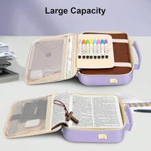 Bible & Book Storage Bags - Purple Letter - View 7
