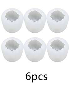 6pcs/1pc Mini Pumpkin Candle Mold, Thanksgiving Pumpkin Candle Mold, Autumn Scented Tea Wax Mold, Suitable For Candle, Aromatherapy, Handmade Soap Making, Home Decor, Holiday Party, Halloween Decoration (Candle Not Included) - Multicolor - View 13