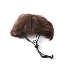 Cute Funny Bob Hair Wig Headpiece For Dogs, Pet Bangs Hair Accessory Prop - Natural Black - View 11
