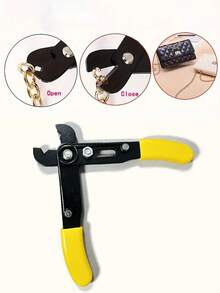 1pc Jewelry Making Chain Pliers - Riveted Manual Bag Chain Opening/Closing Tool, DIY Cutter, Toothless Clamp, Adjustable Mini Stripper - Multicolor - View 7