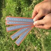 1/3pcs Metal Steel Ruler Set, 15/20/30cm Measuring Scale, Student Office Drawing Measurement Tool, Home Craft Cutting Ruler, Holiday Small Gift - Multiple Styles - View 8