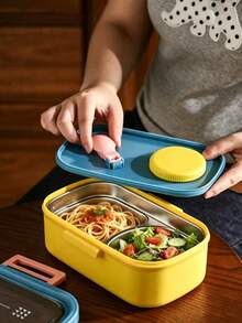 Insulated Lunch Box, Portable Insulated Food Jar, Multi-Functional Insulated Stew Pot Suitable For Office, School, Travel - Multicolor - View 8