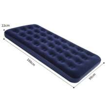 Kasur Tiup Ekstra Besar, Kasur Udara Luar Ruangan, Kasur Rumah, Kasur Udara Portabel 38,98 Inci, Bahan PVC, Kasur Udara Ringan, Cocok Untuk Berkemah, Rumah, dan Menjamu Tamu - A - View 13