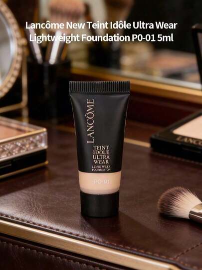 Lancôme Lancome Teint Idole Ultra Wear Long‑Wear Foundation PO‑01 10ml, Lightweight Face Makeup, Travel Size, Portable And Durable, For Personal Use And Gift Giving, LANCOME‑3614273851596