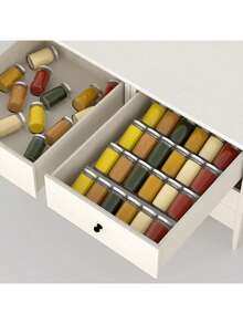1/2/4/6pcs Expandable Transparent Acrylic Spice Drawer Organizer, Adjustable Length Spice Storage Tray For Kitchen Drawer, Cabinet, Pantry, Fits Different Drawer Sizes, Organizes Spice Bottles, Seasoning Jars And Various Condiments, High Transparency Acrylic Material, Durable And Easy To See Contents, Convenient Access, Helps Organize Kitchen Storage Space, Suitable For Home Kitchen Storage, Multiple Quantity Options Available - One Size - View 2