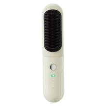 Portable Wireless Hair Straightening Brush, 2600mAh USB-C Rechargeable Styling Brush, 3 Temperature Settings, Compact Wireless Straight & Wavy Hair Styling Comb - Multicolor - View 13