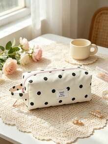 Polka Dot Printed Luggage Storage Bag, Multi Size Bag, Large Capacity Luggage Storage Bag Set, Dormitory, Bedroom, Travel Essential Supplies - Multicolor - View 9