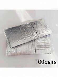 10/100pcs/Pack False Eyelash Extension Strips, Eyelash Extension Tools, Eyelash Extension Pads, Lint-Free Eye Patches, Gentle And Non-Irritating, Suitable For All Eye Shapes, Used For Eyelash Extension - White - View 6