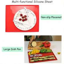 Large Swiss Roll Cake Mat, Flexible Silicone Baking Tray, Silicone Cake Roll Mold, Non-Stick Baking Pan - Multicolor - View 5