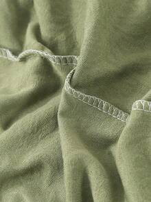 Beige Style Chair Covers Dining Chair. Simple Plant Print. For Hotels And Home Use - Green - View 6