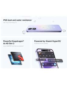 Xiaomi Redmi Note 17 智慧型手機 全球版 7700mAh 電池 45W 快速充電 6.99 吋 FHD+ 護眼 AMOLED 螢幕 Corning®Gorilla® Glass 7i 強大 Snapdragon 6s 4G Gen 2 IP65 防塵防水 - 黑色 - 查看 3