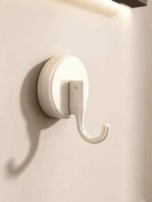 1pc/2pcs Hidden Rotating Gravity Wall Hook Behind Door, Bathroom Storage Rack With Movable Hook - Multicolor - View 10