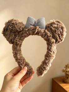 1 buah Bando Telinga Rubah Plush Lucu, Natal, Bando Telinga Kelinci Panjang, Kecantikan, Rumah, Aksesori Rambut - MultiWarna - View 8