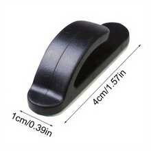 Black Self-Adhesive Hooks For Cars And Trucks - Convenient In-Car Bag And Handbag Storage Hooks - A - View 10