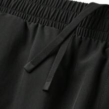 Adidas Men's Black Straight Leg Sports Pants, Breathable, Versatile, Woven, Quick-Dry, KQ5308 - Black - View 5