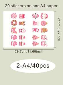 20-200pcs Custom Christmas Name Stickers, Personalized Snowman Mitten Gift Labels, Festive Winter Holiday Style, Customized Christmas Gift Stickers, Customizable Name Labels, Gift Wrapping Decor, Holiday Party Favors, Family Christmas Gift, Friend - Style C - View 9