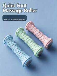 1pc Portable Foot Care Massage Roller With Deep Tissue Textured Surface, Improves Flat Feet, Relaxes Foot Arch Meridians, Relieves Restlessness, Enhances Foot Comfort, Ideal Massage Tool For Yoga, Fitness And Running Enthusiasts - Multiple Styles - View 4