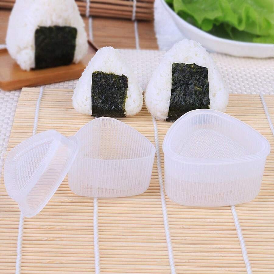 Easy‑Release Triangle Sushi Onigiri Mold, Food‑Grade PP Rice Ball Maker, Non‑Stick Surface, Reusable DIY Sushi Press Mould, Kitchen Gadget For Homemade Bento Box, Picnic, Quick Lunch Meal Prep, Perfect For Kids, Beginners, Home Cooking Lovers - View 1