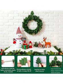 1pc Christmas Wreath Silicone Hook, Suitable For Christmas Party, Daily Home Use, New Year Party, Winter Theme Event And Venue Decoration - One Size Fits All - View 4