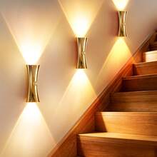 LED Motion Sensor Wall Light, Decorative Wall Lamp Lighting, Wireless USB Sensor Night Light, Wireless LED Wall Light, Rechargeable Magnetic Night Light, Suitable For Hallway, Kitchen Cabinet, Wardrobe And Room Decoration - Hourglass Shape - View 2