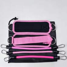 6pcs Ankle Resistance Band Set, Hip-Leg Workout Ankle Straps - Multicolor - View 8