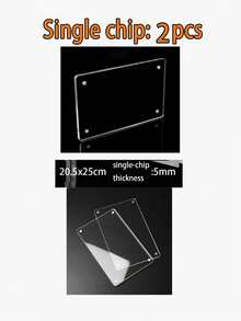 Bingkai Foto Magnetik Akrilik untuk Kulkas, Bingkai Foto Magnetik Kulkas Dua Sisi Transparan, Bingkai Pajangan, Cocok untuk Fujifilm, 2,36 x 3,54 Inci - Berbagai gaya - View 19