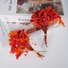 1/3/6/9/12Pcs Versatile Mini Artificial Flower Bouquets Suitable For Christmas Halloween Gathering Home Decorations Great For Card Embellishments Wedding Favour Box Fillers And Groomsmen Boutonnieres - MY-819 - View 2