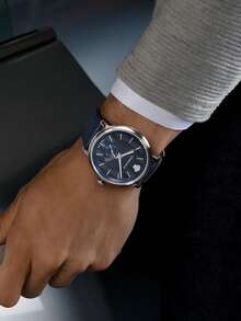 Versace Women's Round Quartz Watch - Navy Blue - View 3
