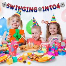 1Set,DIY String Spider Theme 3rd,4rd 5rd Birthday Banner Ghost Spider 3rd,4rd 5rd Birthday Decorations Party Supplies, 3rd,4rd 5rd Decorations For 3,4 ,5Year Old Prince Princess - Multicolor - 4 Years Old - View 7