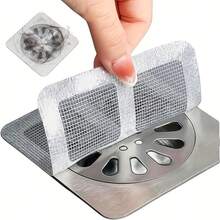11pcs Set, 1 Shower Drain Cover + 10 Drain Stickers. Odor-Proof Bathroom Drain Core With Automatic Switch Function And Built-In Filter, Prevents Bathroom Drain Clogging, Suitable For Shower, Kitchen And Balcony. - A - View 6