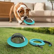 1pc Dog Puzzle Slow Feeder Toy, Treat Dispenser, Interactive Food Bowl, Chew-Resistant, Dog Teething Toy, Slow Pet Feeder, Boredom Relief Toy, Adjustable Feeder, Encourage Exercise, Interactive Puzzle Feeder, Multi-Size Dispensing Holes, No Clogging, Easy To Clean - Multicolor - View 9