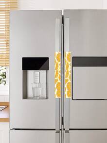 2pcs Refrigerator Door Handle Protector, Oven Handle Protector, Ultrasonic Embossed Pattern Door Handle Protector - View 7