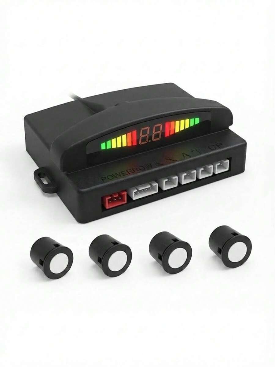 Kit Sensor De Re Auxilio Ao Estacionamento 4 Ponto Universal - A - Visão 1