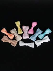 2 Pairs 2.5cm Wide Cute Lotus Lace Shoelaces With Lightweight Solid Color Chiffon Shoelaces, Multiple Wearing Styles For Daily Replacement, DIY Decoration - Ruffle-white+New Snow Gauze-#8001 Bleached - View 7