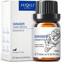 HIQILI Ginger Essential Oil, Rich Warm Spicy Aroma, 10ml/30ml/100ml, For Diffusing, Relaxing, Refreshing, DIY Fragrance Blending, Enhancing Daily Mood - Ginger - View 9