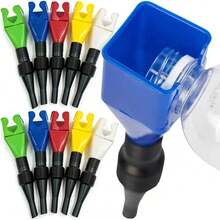 Foldable Car Motorcycle Gas Dispenser Gasoline Engine Plastic Oil Funnel Filter Transfer Tool Flexible Funnel Drainage Tool - Multiple Styles - View 2