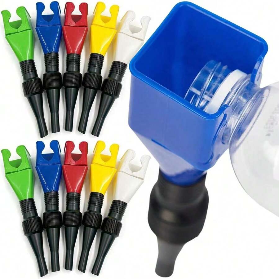 Foldable Car Motorcycle Gas Dispenser Gasoline Engine Plastic Oil Funnel Filter Transfer Tool Flexible Funnel Drainage Tool